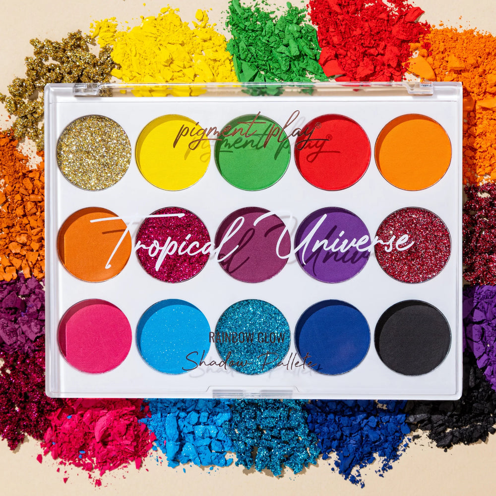 Pigment Play Multi Effect Shadow Palette - Tropical Universe 4pc Set + 1 Full Size Product Worth 25% Value Free