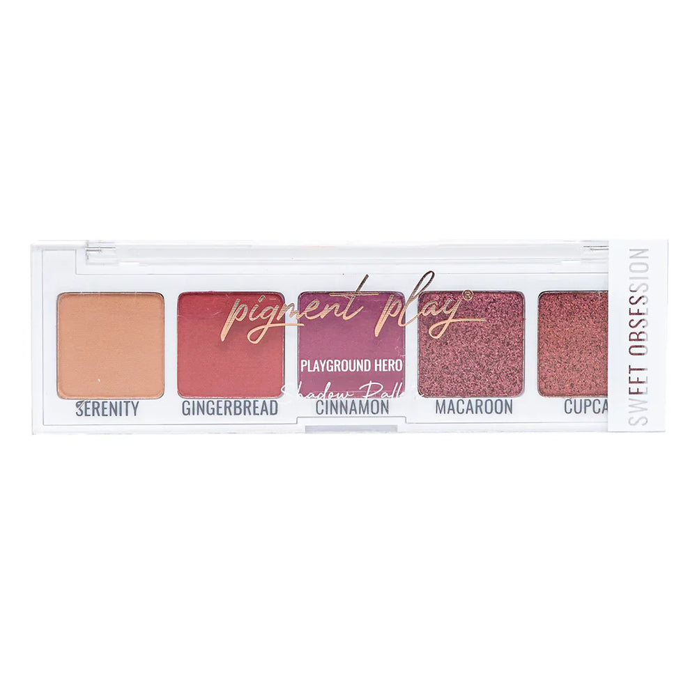 Pigment Play Sugar & Spice Shadow Palette - Sweet Obsession 4pc Set + 1 Full Size Product Worth 25% Value Free