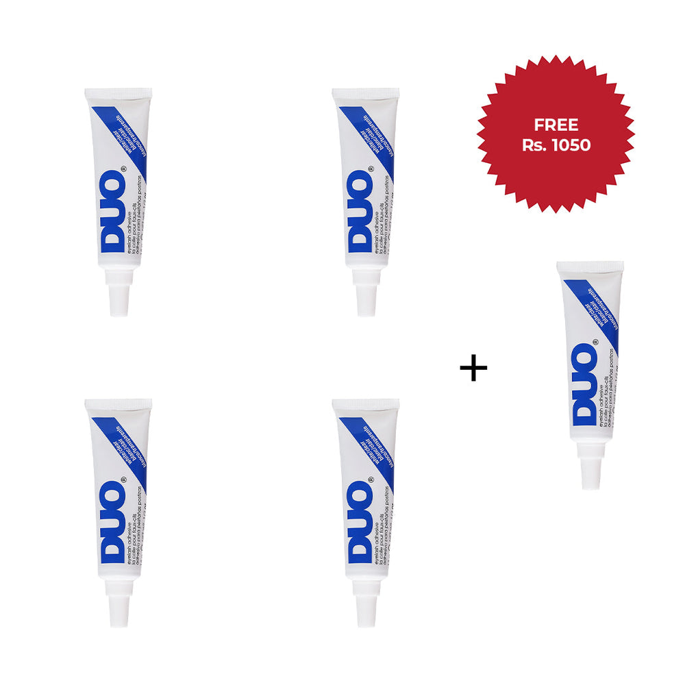 Ardell Duo Clear Lash Adhesive 4pc Set + 1 Full Size Product Worth 25% Value Free