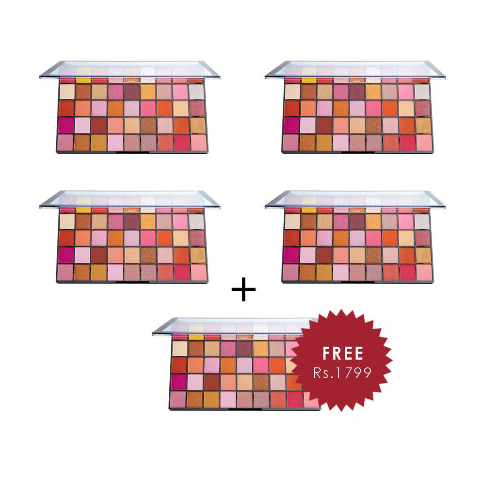 Revolution Maxi Reloaded Eyeshadow Palette - Big Big Love 4pc Set + 1 Full Size Product Worth 25% Value Free