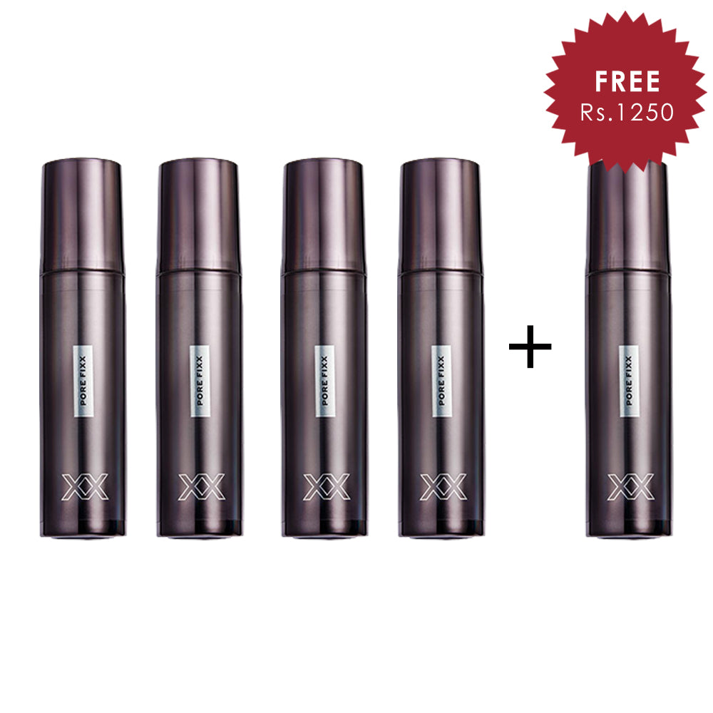 XX Revolution Pore FiXX Detoxifying Setting Spray 4pc Set + 1 Full Size Product Worth 25% Value Free