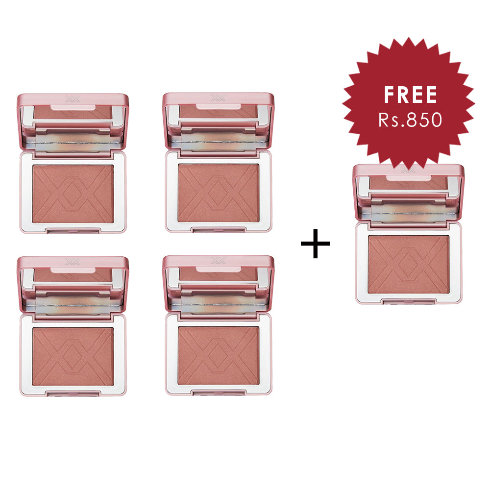 XX Revolution XXcess Blush Powder - Vision 4pc Set + 1 Full Size Product Worth 25% Value Free