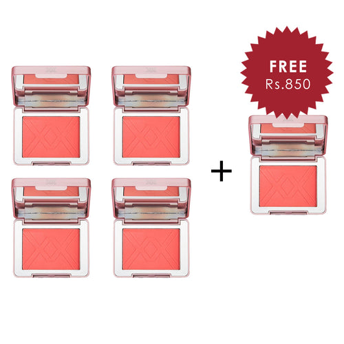 XX Revolution XXcess Blush Powder - Jitter 4pc Set + 1 Full Size Product Worth 25% Value Free