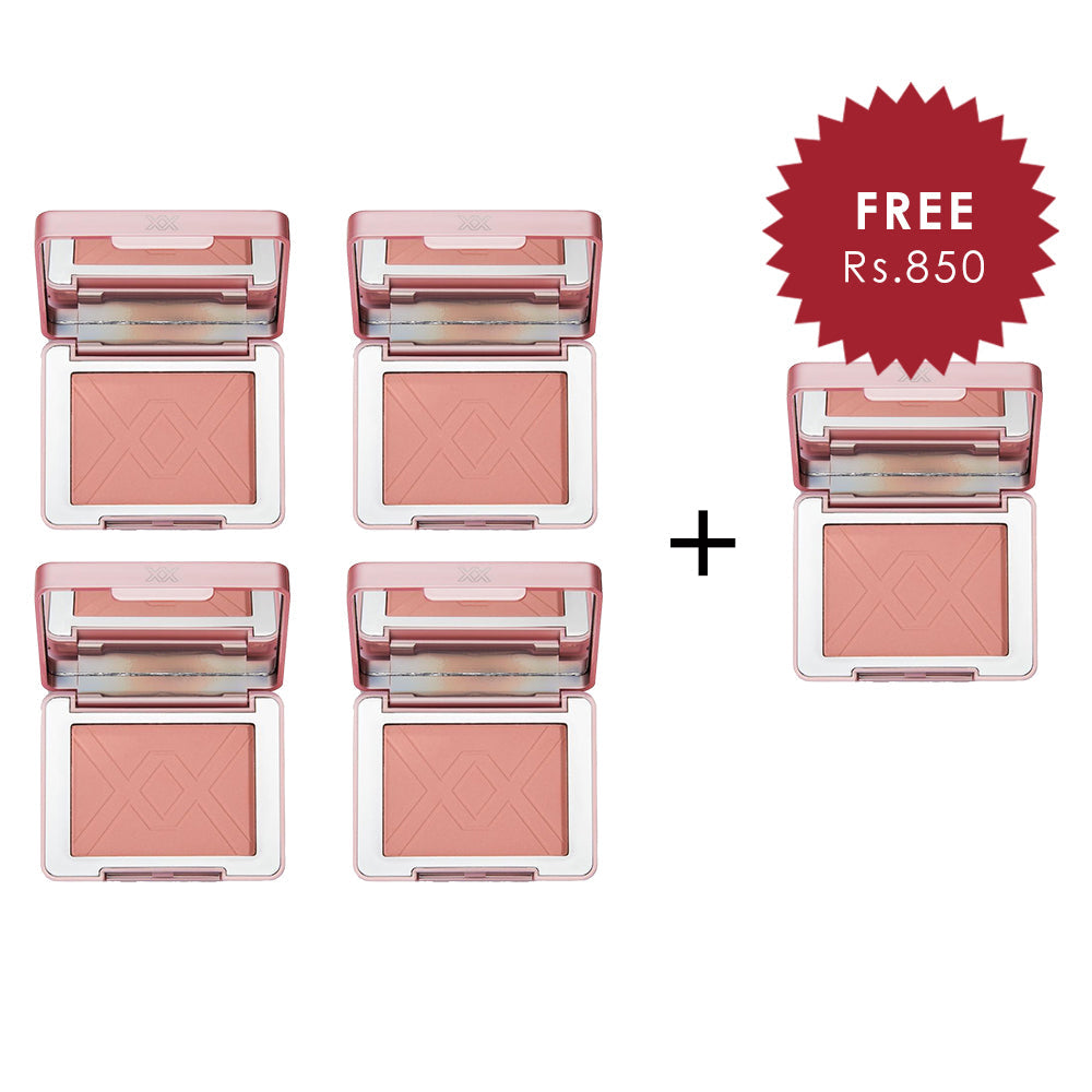 XX Revolution XXcess Blush Powder - Entice 4pc Set + 1 Full Size Product Worth 25% Value Free