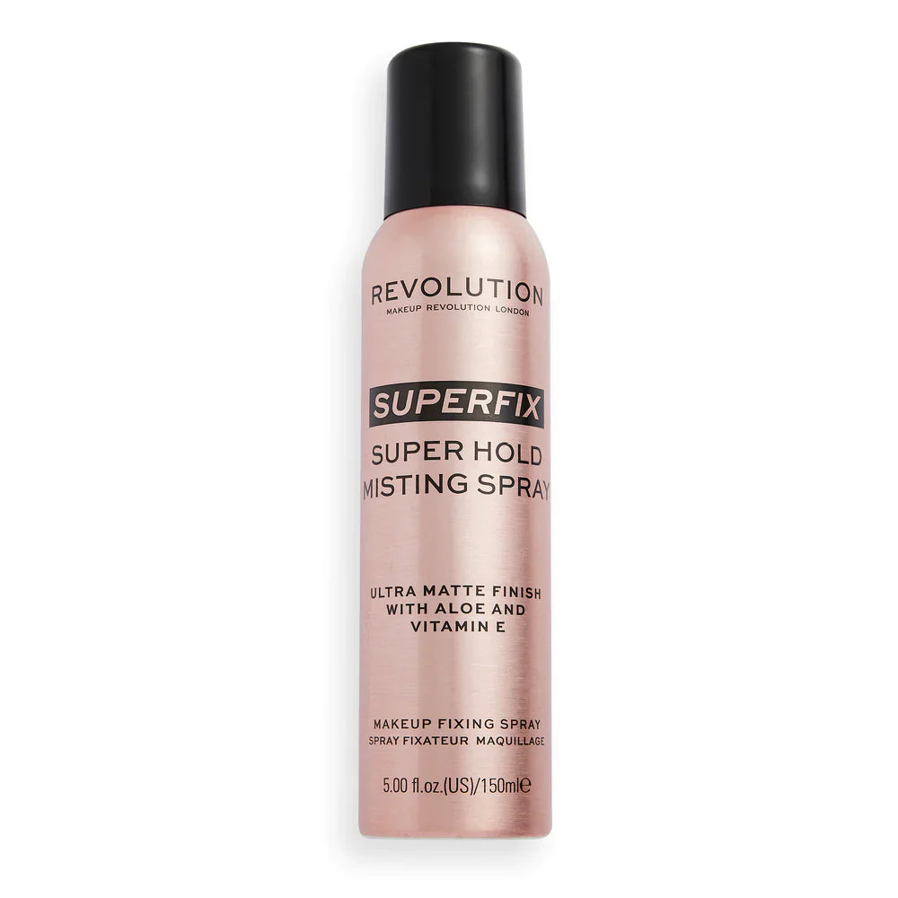 Makeup Revolution Super Fix Misting Spray 4pc Set + 1 Full Size Product Worth 25% Value Free