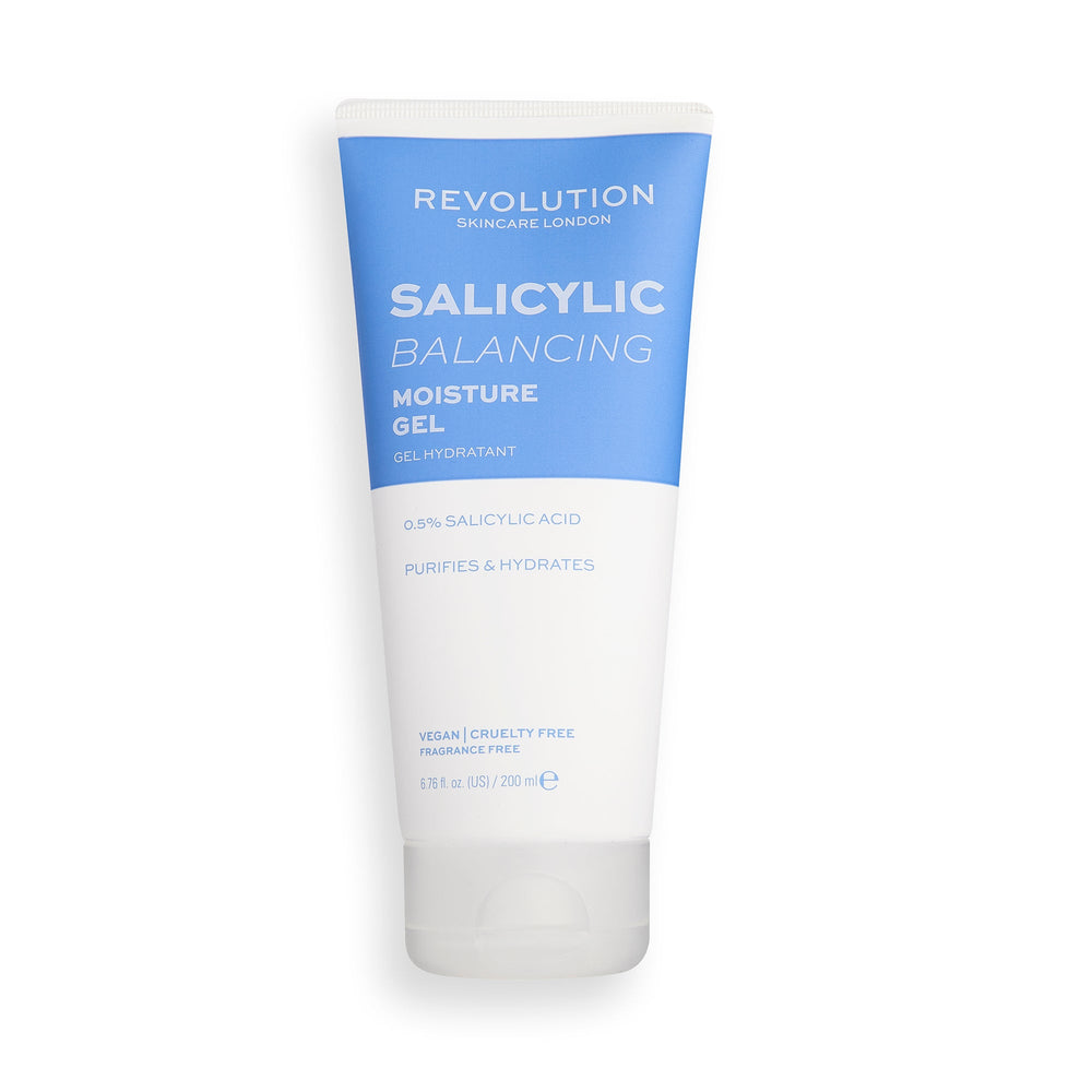 Revolution Body Skincare Salicylic (Balancing) Moisture Gel 4pc Set + 1 Full Size Product Worth 25% Value Free