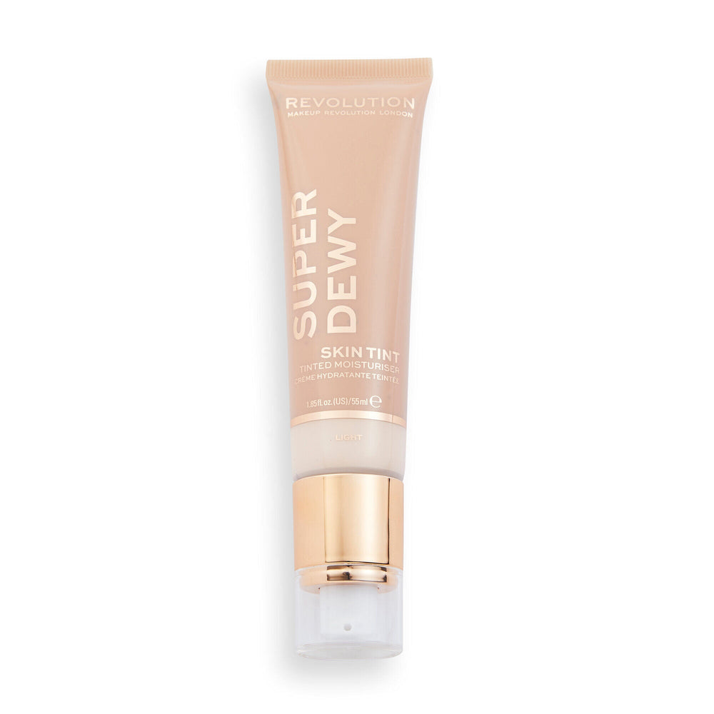 Makeup Revolution Superdewy Tinted Moisturiser - Light 4pc Set + 1 Full Size Product Worth 25% Value Free