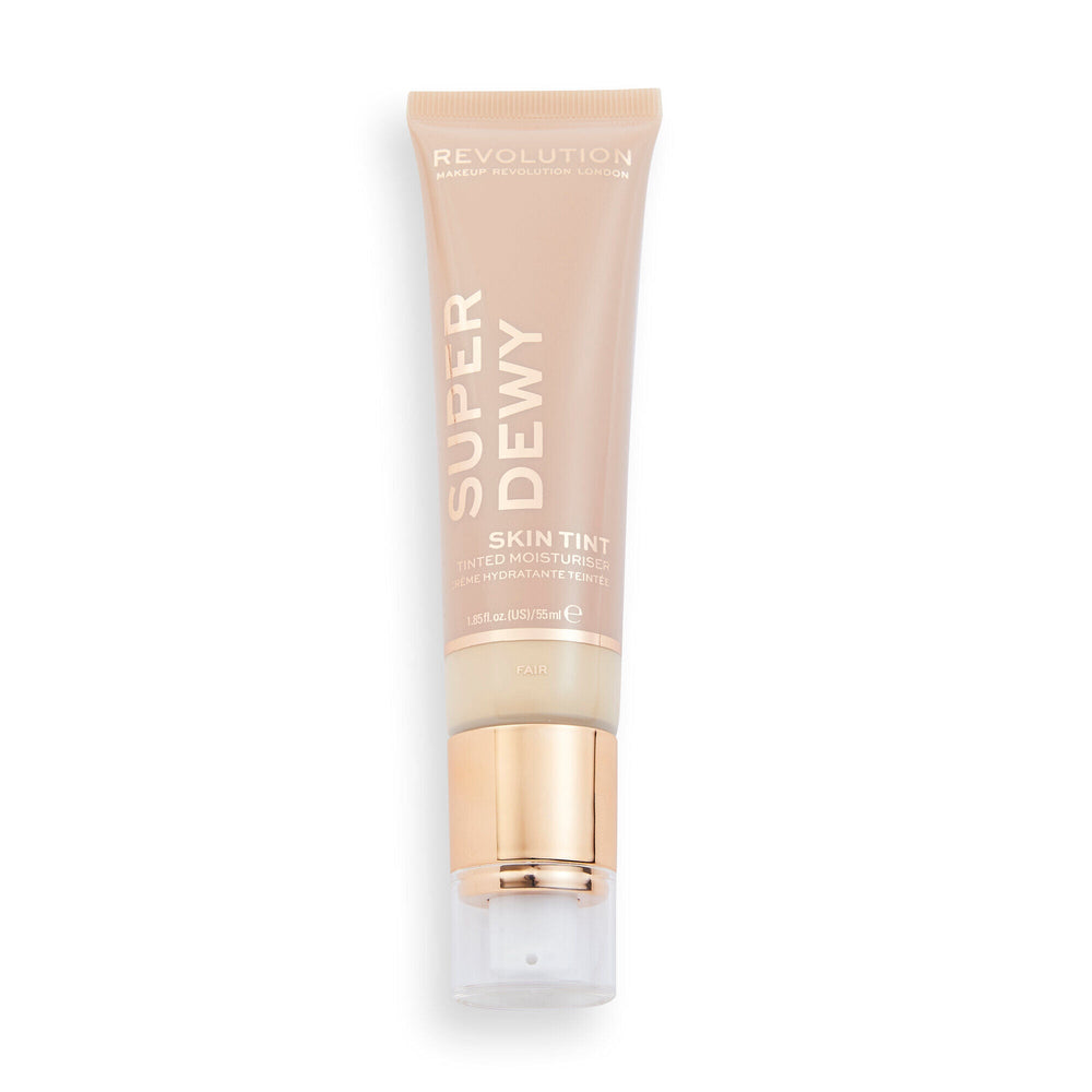 Makeup Revolution Superdewy Tinted Moisturiser - Fair 4pc Set + 1 Full Size Product Worth 25% Value Free