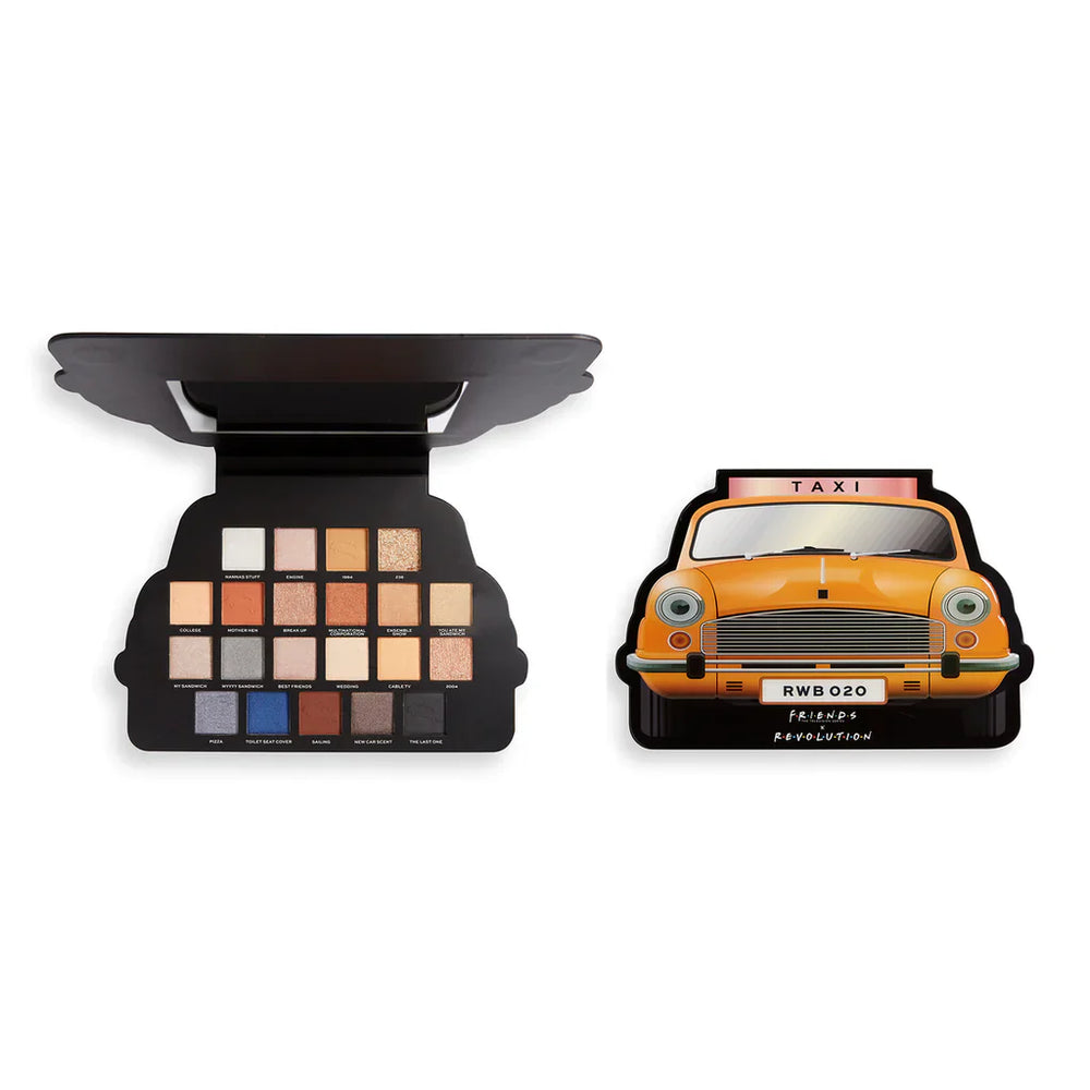 Makeup Revolution X Friends Take A Drive Eyeshadow Palette 4pc Set + 1 Full Size Product Worth 25% Value Free