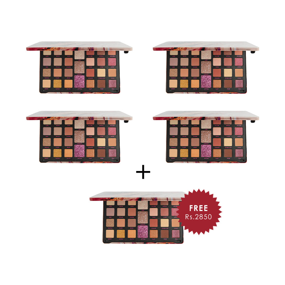 Makeup Revolution Forever Limitless Allure Eyeshadow Palette 4pc Set + 1 Full Size Product Worth 25% Value Free