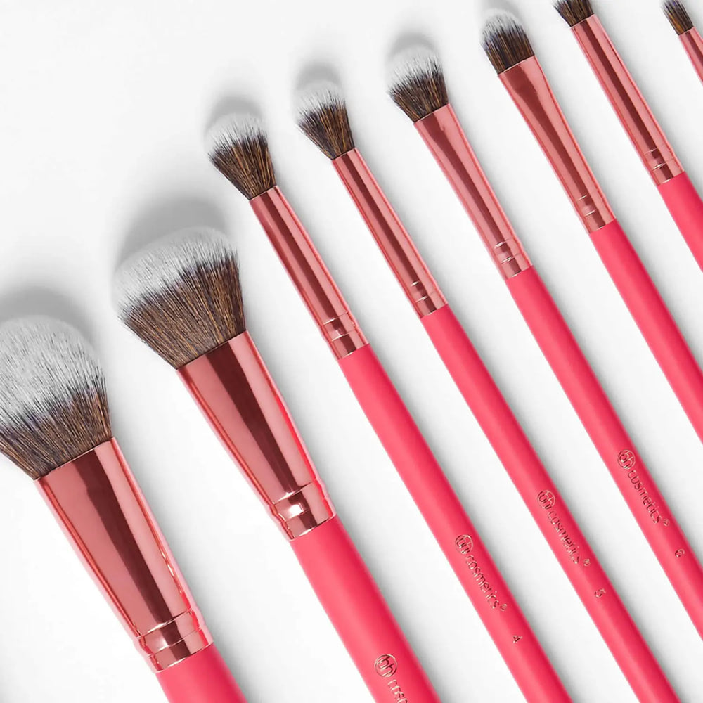 Bh Cosmetics Bombshell Beauty - 10 Piece Brush Set 4pc Set + 1 Full Size Product Worth 25% Value Free