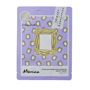 Revolution X Friends Monica Niacinamide Sheet Mask 4pc Set + 1 Full Size Product Worth 25% Value Free