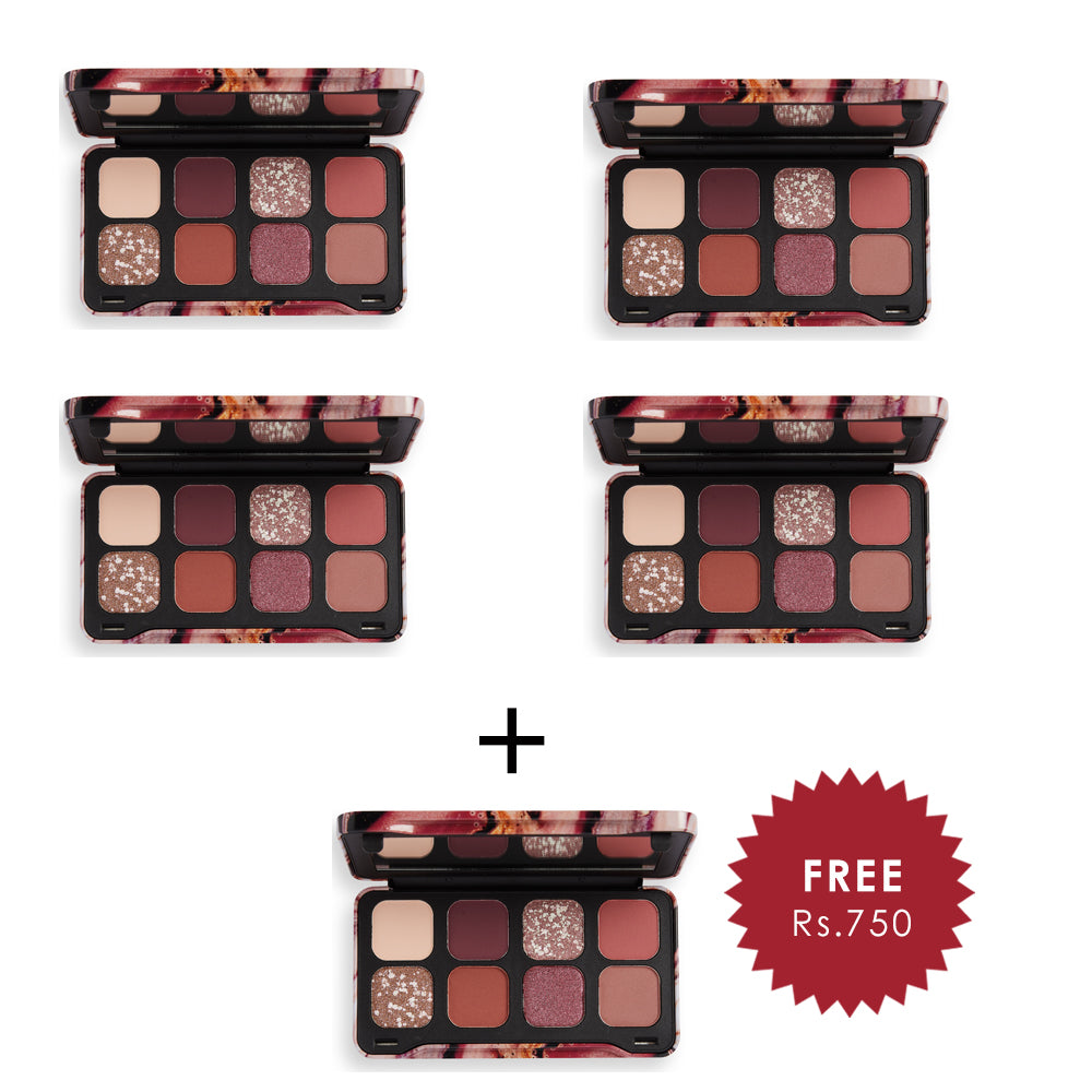 Revolution Forever Flawless Dynamic Allure Palette 4pc Set + 1 Full Size Product Worth 25% Value Free