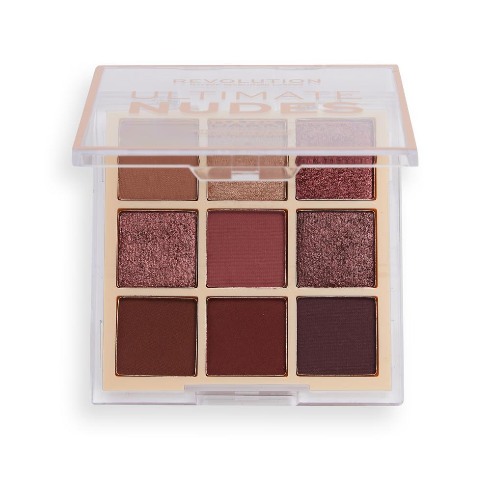 Makeup Revolution Ultimate Nudes Eyeshadow Palette - Dark - HOK Makeup