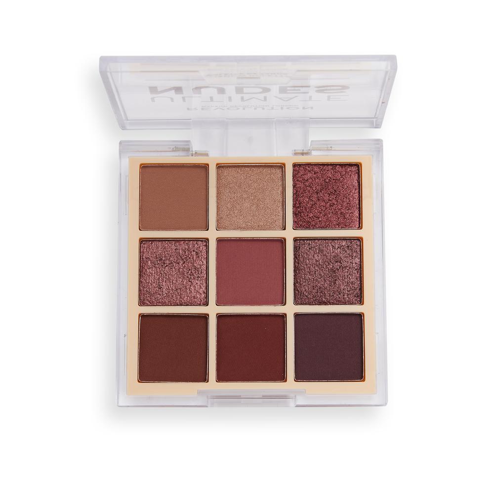 Makeup Revolution Ultimate Nudes Eyeshadow Palette - Dark - HOK Makeup