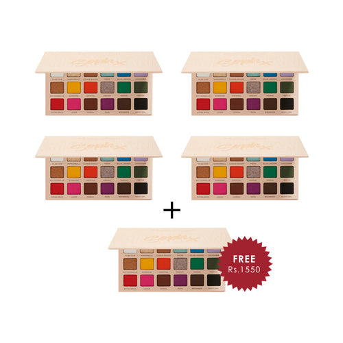 Revolution X Soph Super Spice Shadow Palette 4pc Set + 1 Full Size Product Worth 25% Value Free