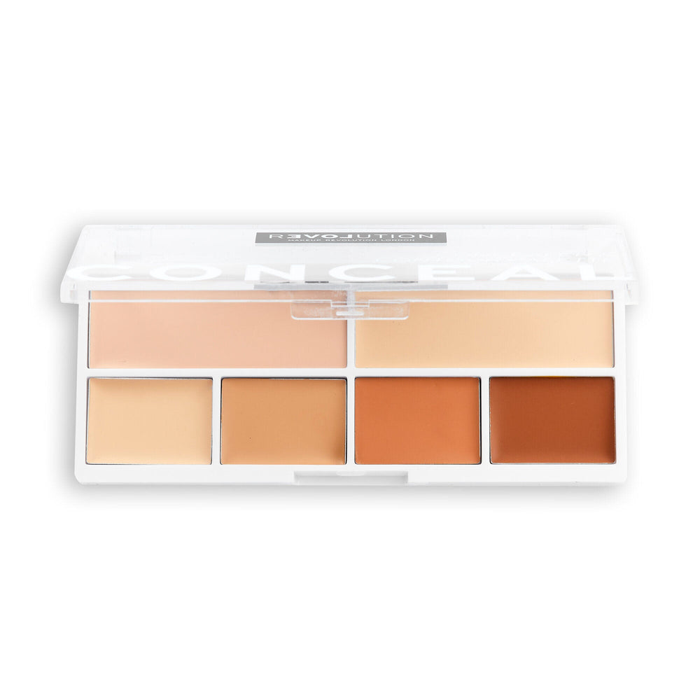 Revolution Relove Conceal Me Palette Light 4pc Set + 1 Full Size Product Worth 25% Value Free