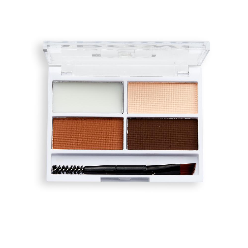 Revolution Relove Colour Cult Brow Palette - Medium - HOK Makeup