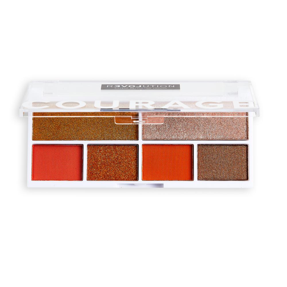 Revolution Relove Colour Play Courage Eyeshadow Palette - HOK Makeup