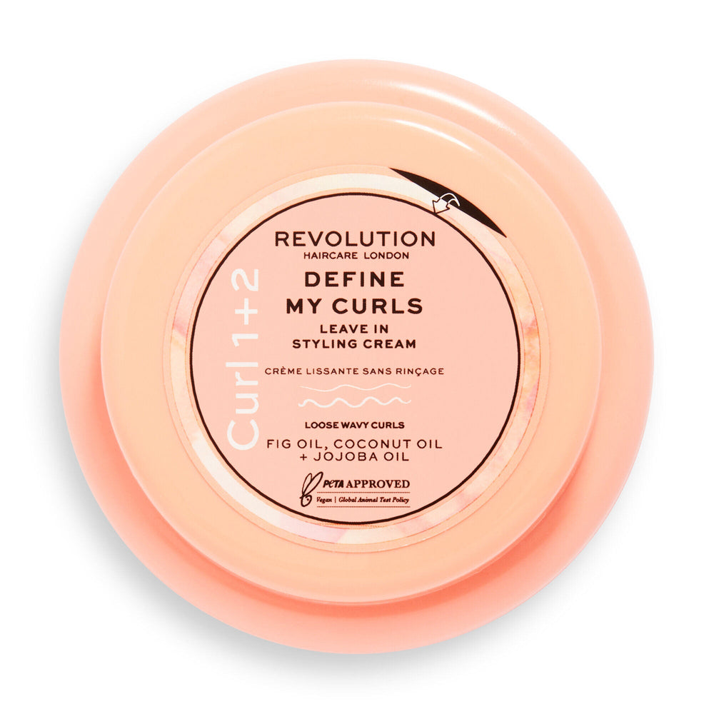 Revolution Haircare Define My Curls Leave In Styling Cream 4pc Set + 1 Full Size Product Worth 25% Value Free