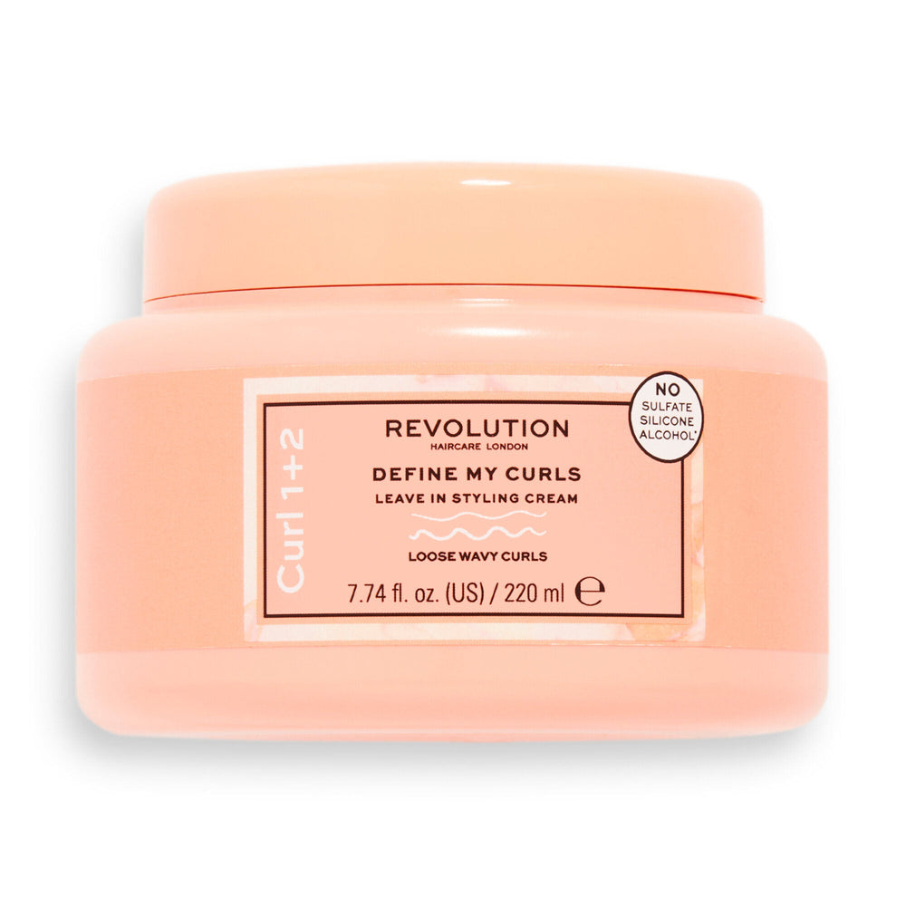 Revolution Haircare Define My Curls Leave In Styling Cream 4pc Set + 1 Full Size Product Worth 25% Value Free