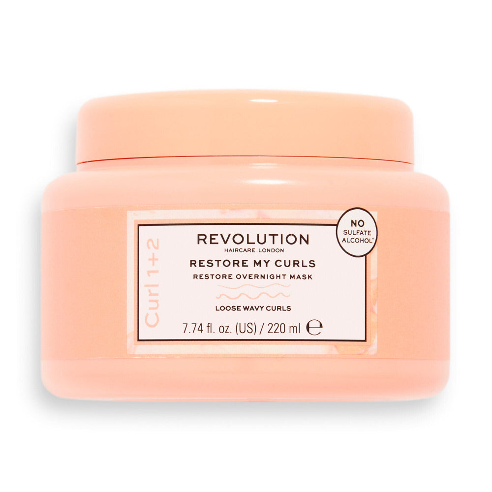 Revolution Haircare Restore My Curls Overnight Mask 4pc Set + 1 Full Size Product Worth 25% Value Free