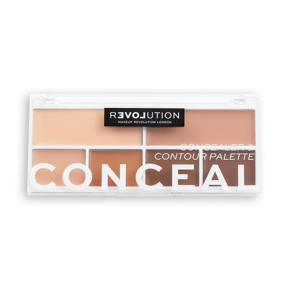 Revolution Relove Conceal Me Palette Medium 4pc Set + 1 Full Size Product Worth 25% Value Free