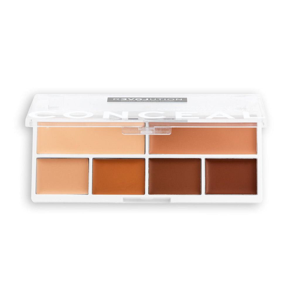 Revolution Relove Conceal Me Palette Medium 4pc Set + 1 Full Size Product Worth 25% Value Free