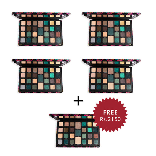 Revolution Forever Limitless Extra Chilled Shadow Palette 4pc Set + 1 Full Size Product Worth 25% Value Free