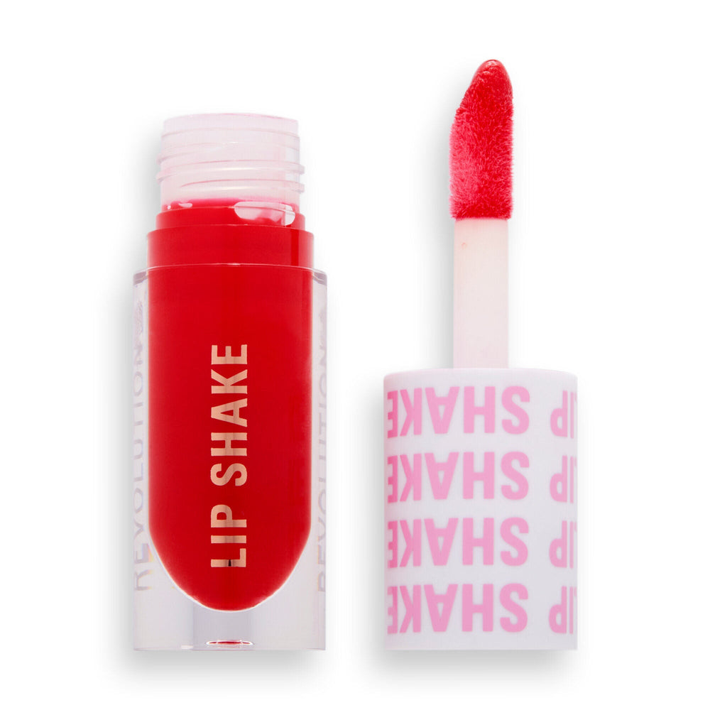 Revolution Lip Shake Strawberry Red 4pc Set + 1 Full Size Product Worth 25% Value Free