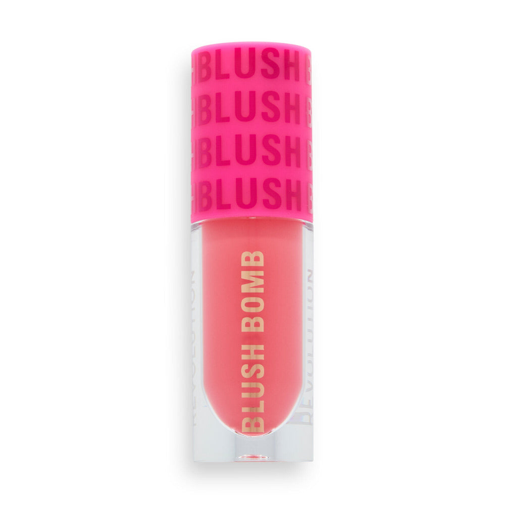 Revolution Blush Bomb Cream Blusher Savage Coral 4pc Set + 1 Full Size Product Worth 25% Value Free