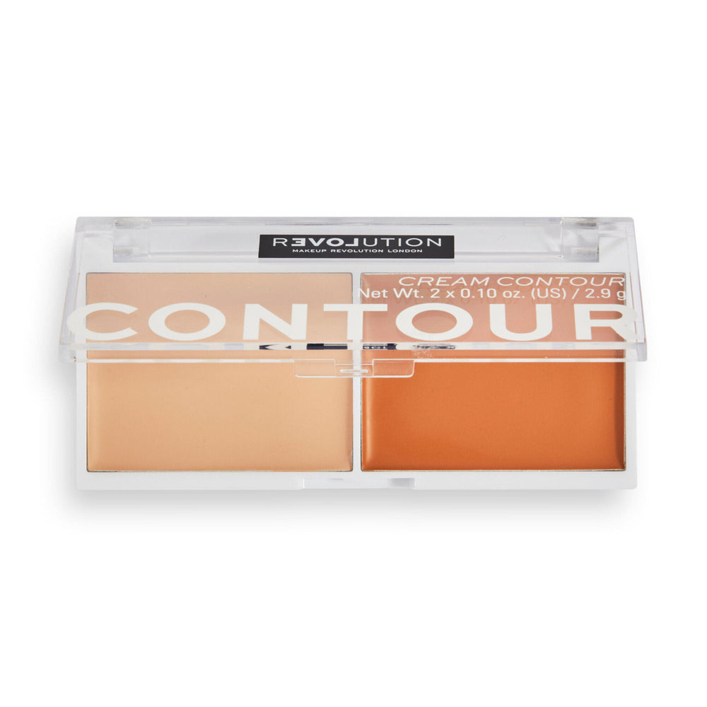 Revolution Relove Cream Contour Duo Light 4pc Set + 1 Full Size Product Worth 25% Value Free