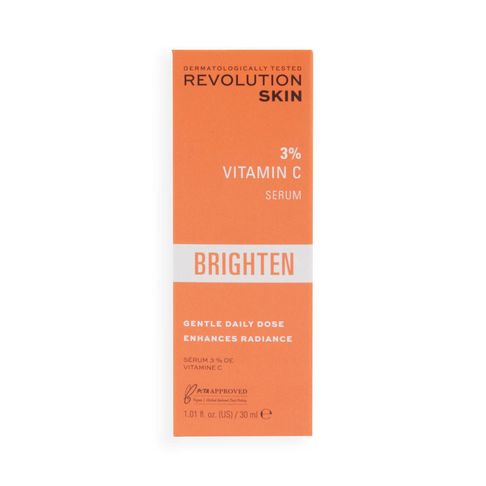 Makeup Revolution Skincare 3% Vitamin C Serum 4pc Set + 1 Full Size Product Worth 25% Value Free