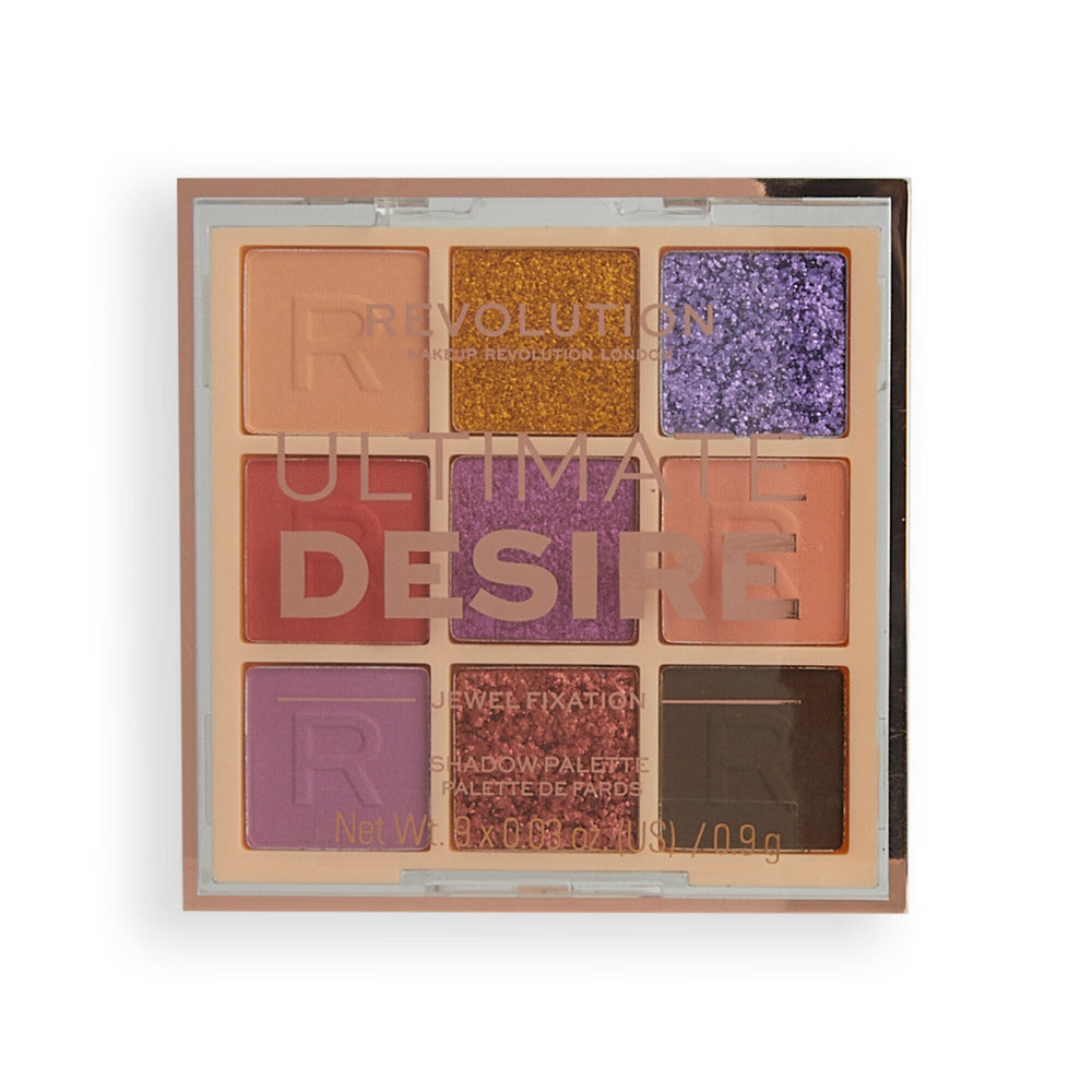 Revolution Ultimate Desire Shadow Palette Jewel Fixation 4pc Set + 1 Full Size Product Worth 25% Value Free