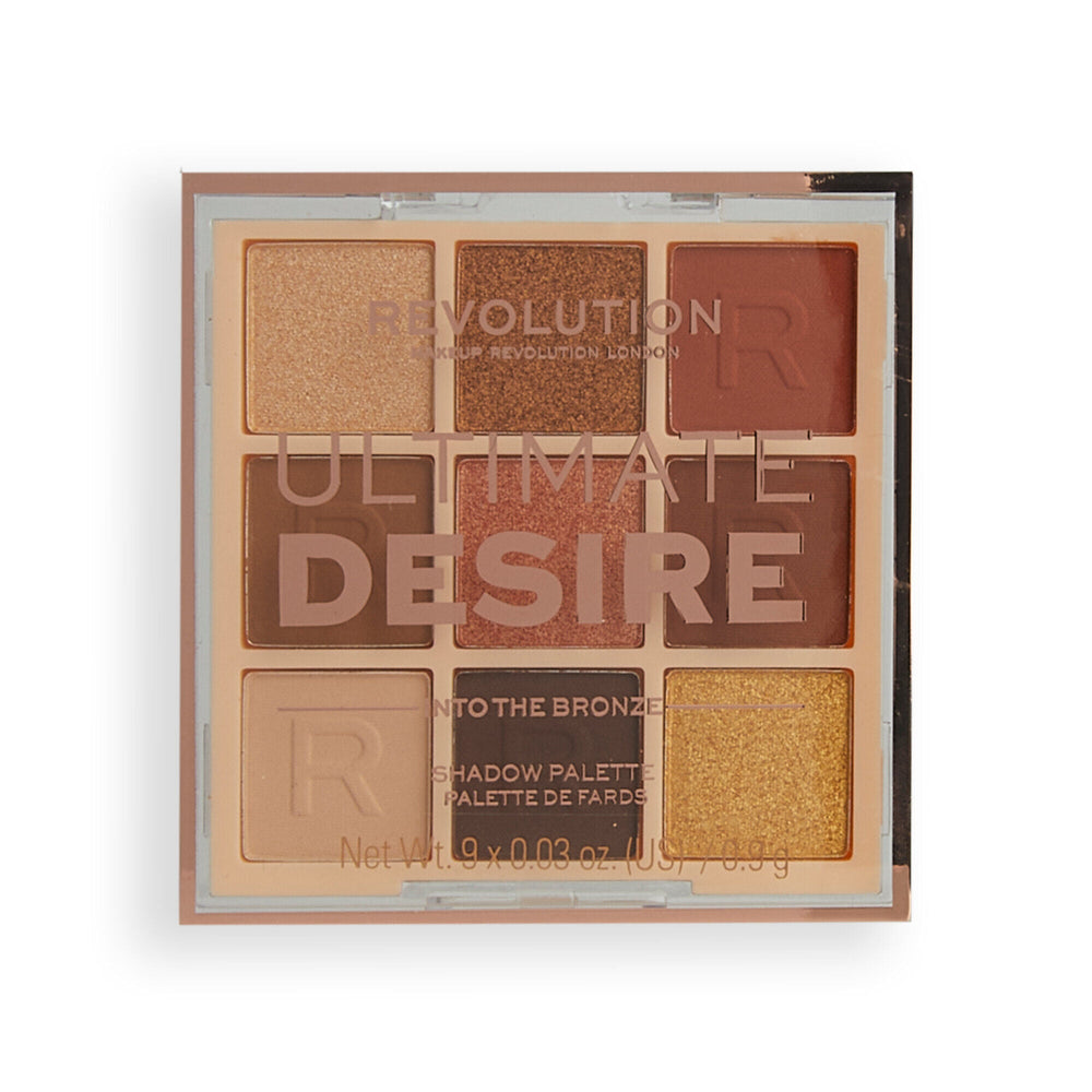 Revolution Ultimate Desire Shadow Palette Into the Bronze 4pc Set + 1 Full Size Product Worth 25% Value Free