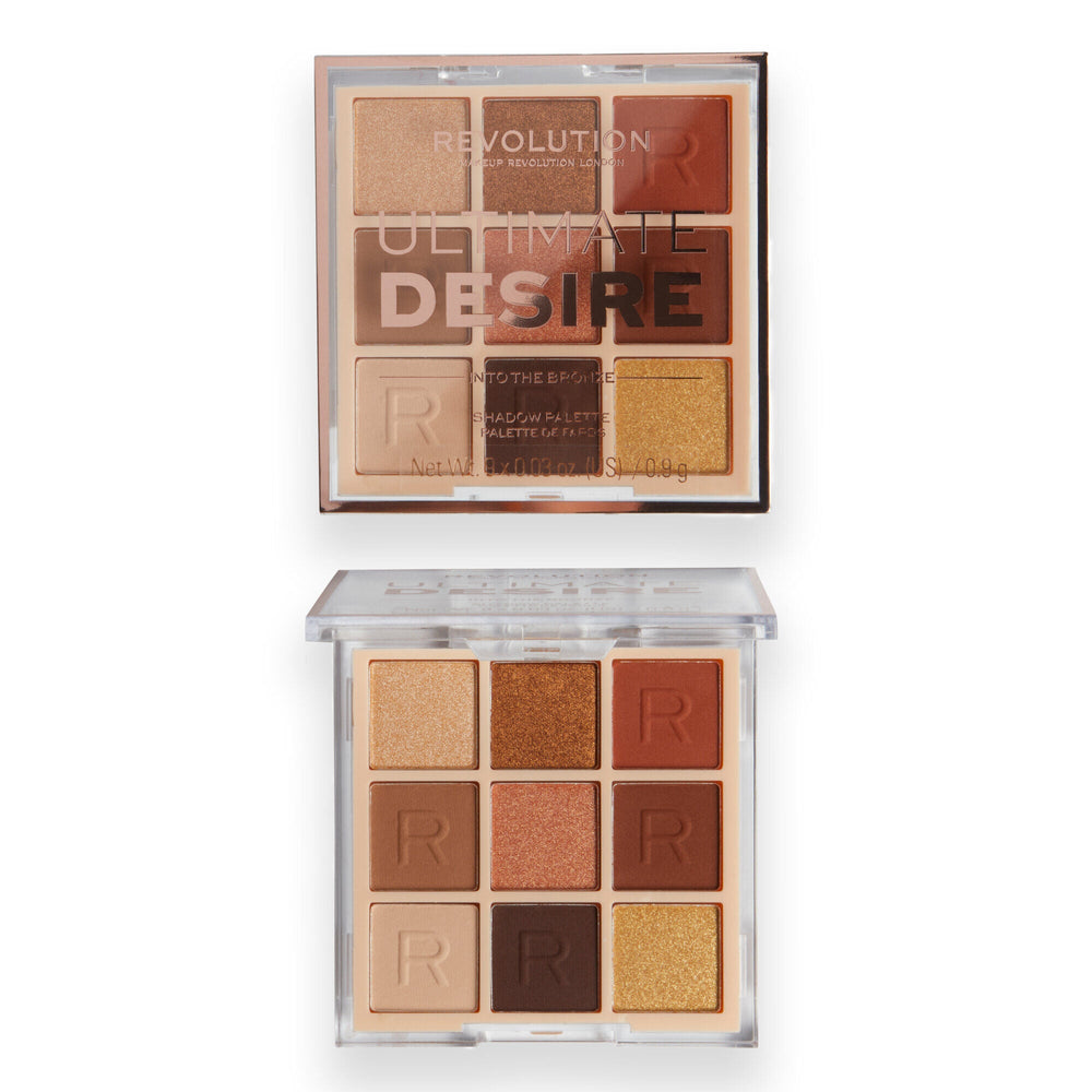 Revolution Ultimate Desire Shadow Palette Into the Bronze 4pc Set + 1 Full Size Product Worth 25% Value Free