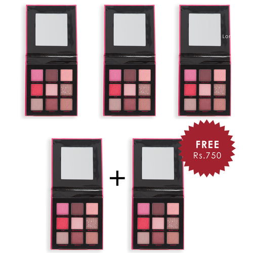 Makeup Revolution X Fortnite Cuddle Team Leader 9 Pan Shadow Palette 4pc Set + 1 Full Size Product Worth 25% Value Free
