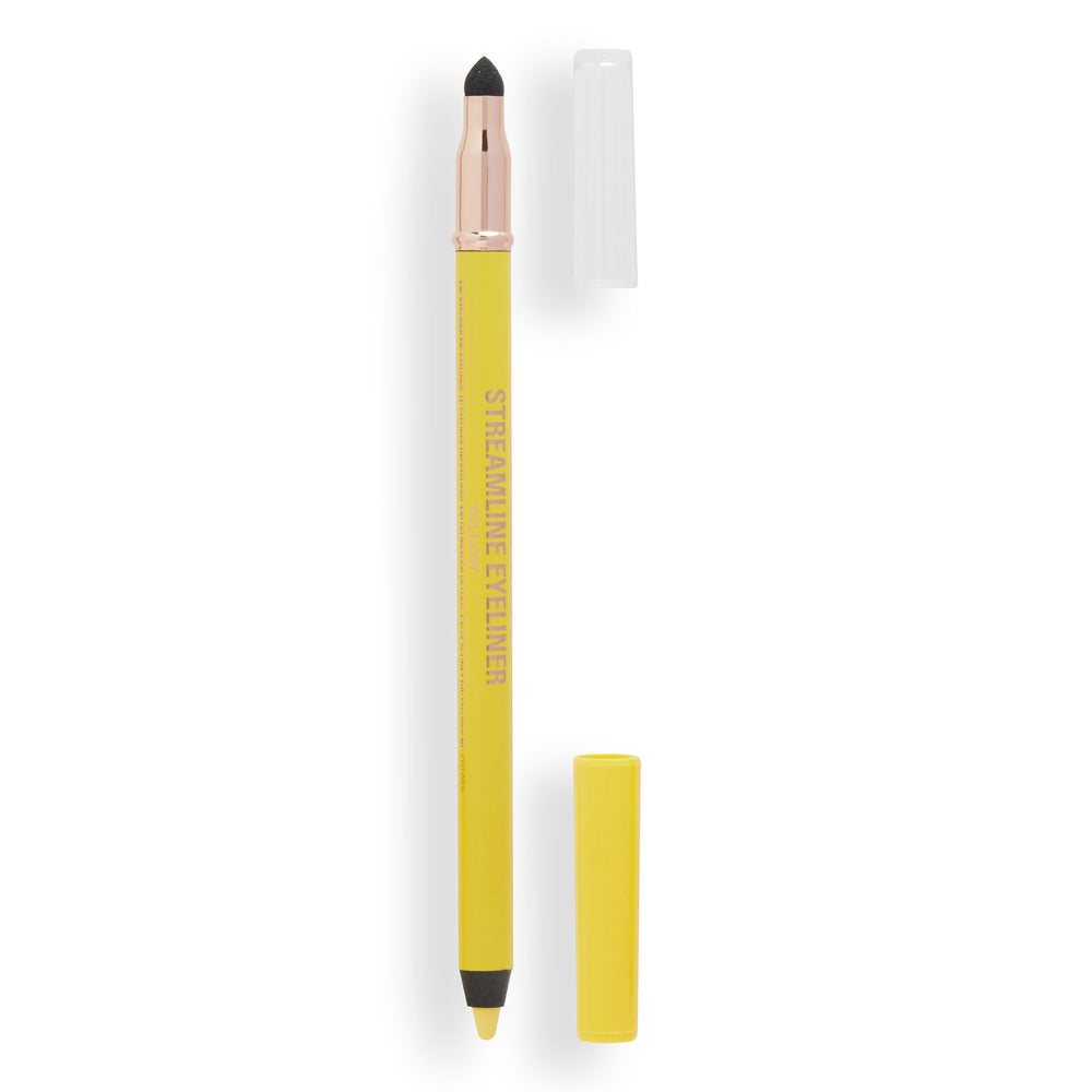 Makeup Revolution Streamline Waterline Eyeliner Pencil Yellow 4pc Set + 1 Full Size Product Worth 25% Value Free