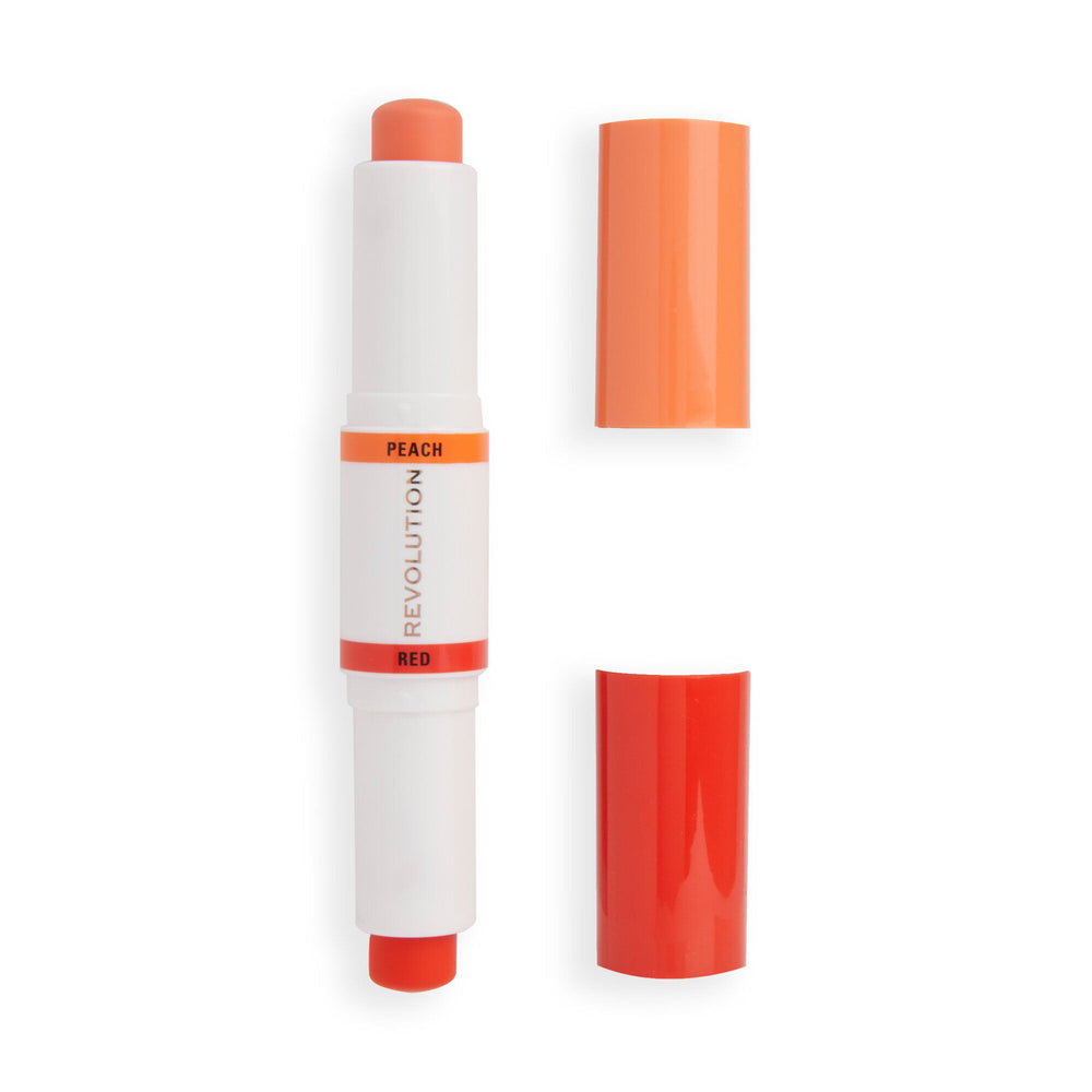 Makeup Revolution Correct & Transform Red & Peach 4pc Set + 1 Full Size Product Worth 25% Value Free