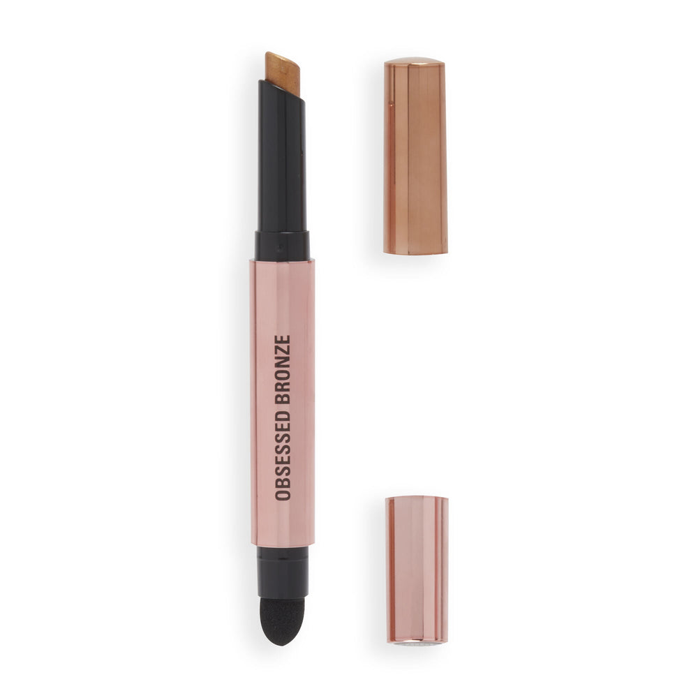 Makeup Revolution Lustre Wand Shadow Stick Obsessed Bronze 4pc Set + 1 Full Size Product Worth 25% Value Free