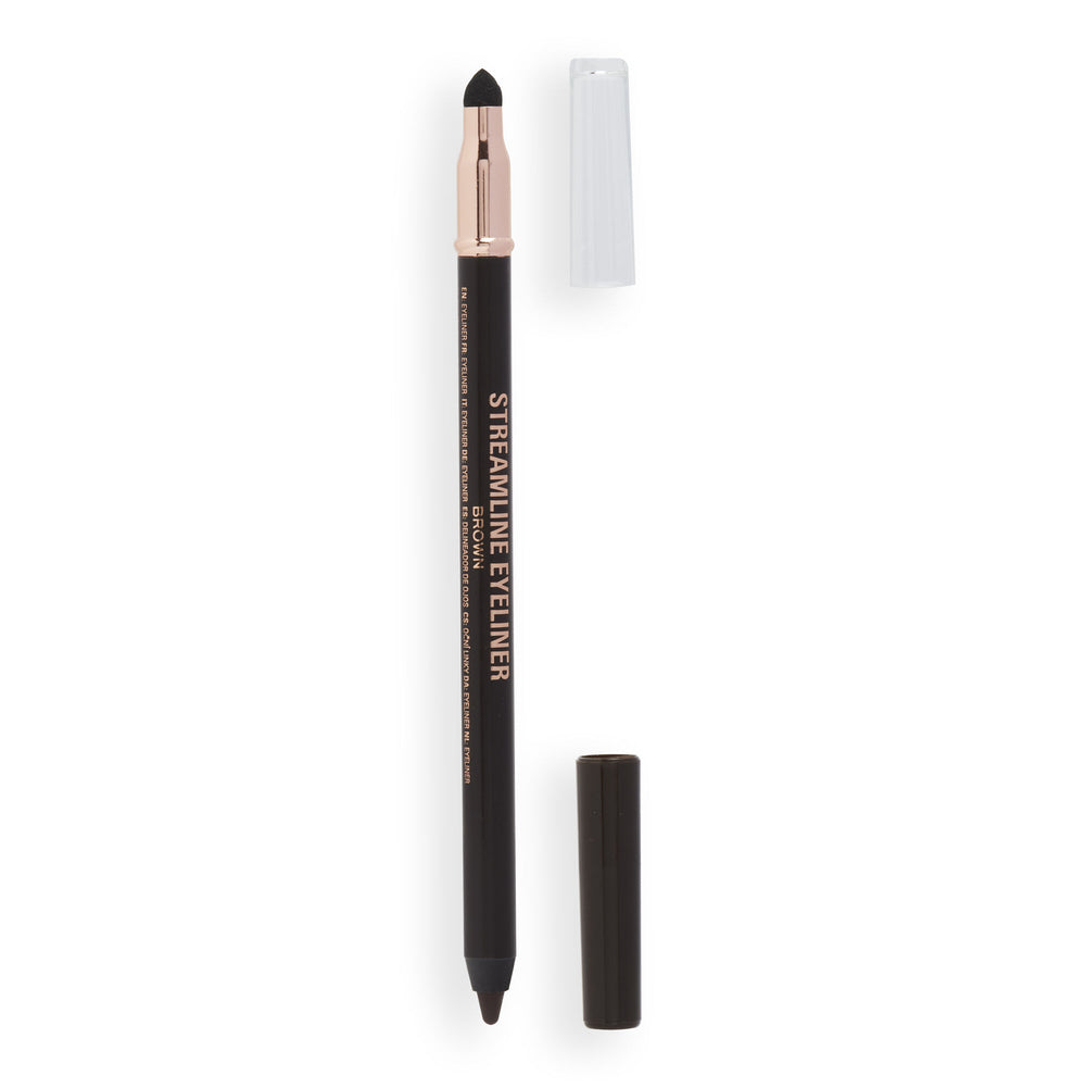 Makeup Revolution Streamline Waterline Eyeliner Pencil Brown 4pc Set + 1 Full Size Product Worth 25% Value Free