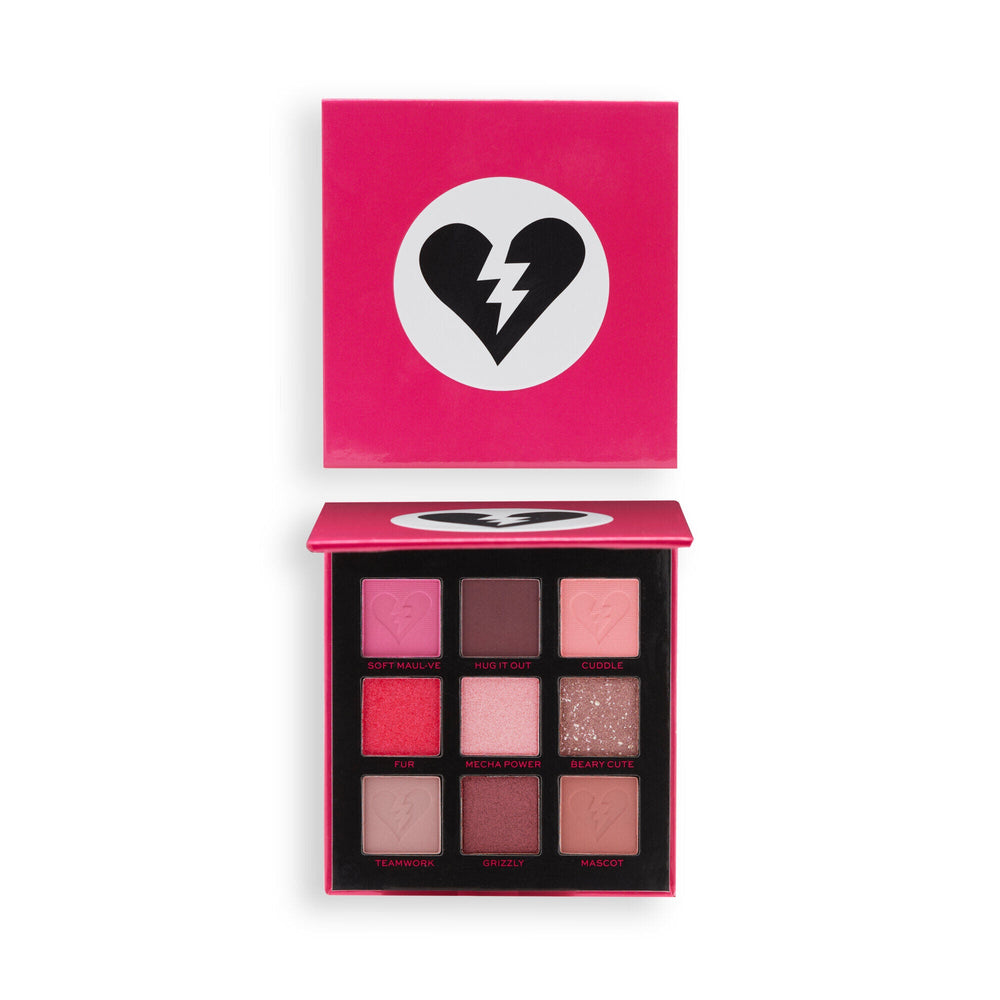 Makeup Revolution X Fortnite Cuddle Team Leader 9 Pan Shadow Palette 4pc Set + 1 Full Size Product Worth 25% Value Free