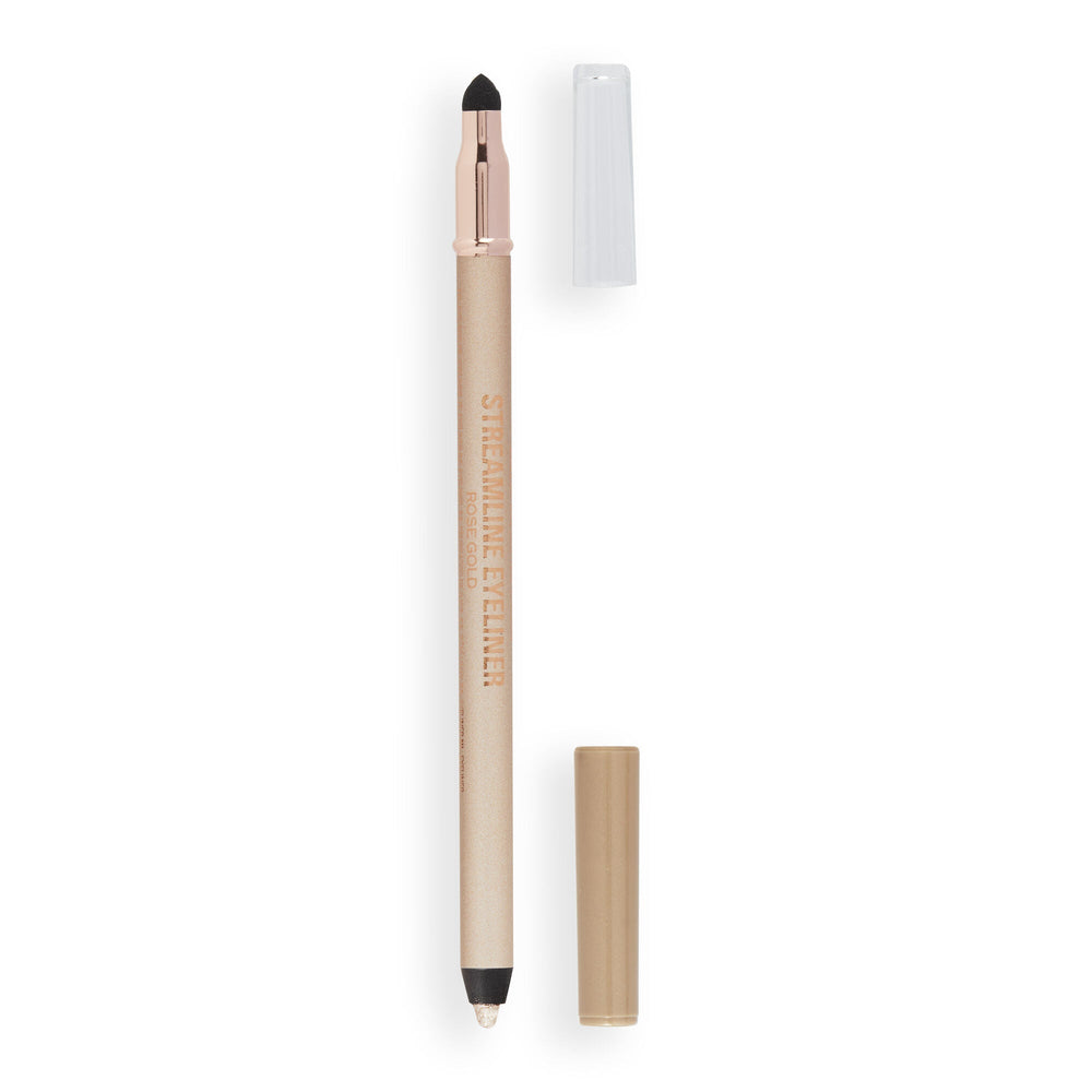 Makeup Revolution Streamline Waterline Eyeliner Pencil Rose Gold 4pc Set + 1 Full Size Product Worth 25% Value Free