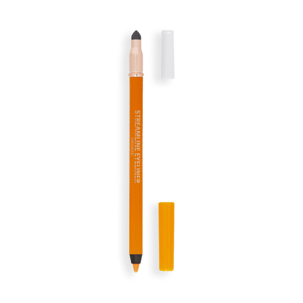 Makeup Revolution Streamline Waterline Eyeliner Pencil Orange 4pc Set + 1 Full Size Product Worth 25% Value Free