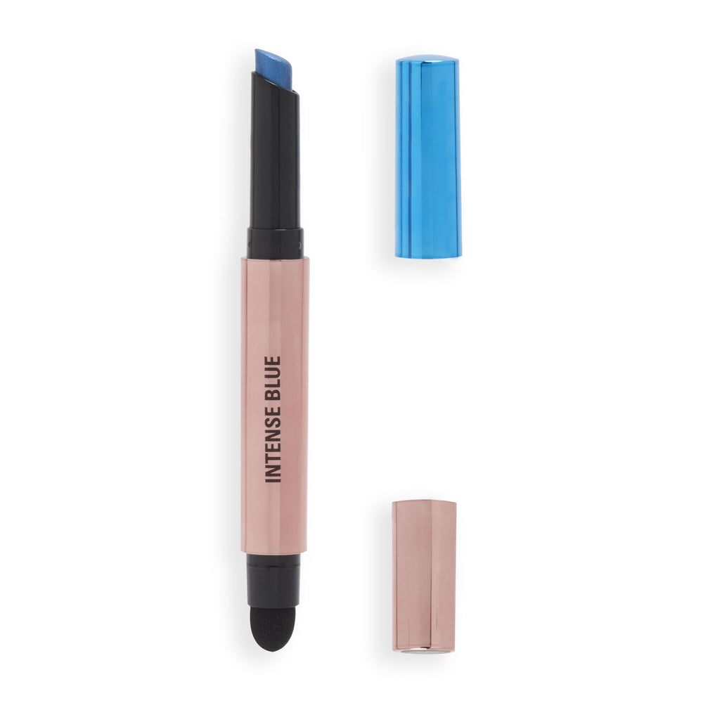 Makeup Revolution Lustre Wand Shadow Stick Intense Blue 4pc Set + 1 Full Size Product Worth 25% Value Free
