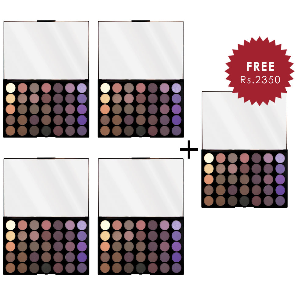 Makeup Revolution Pro HD Palette Amplified 35 - Dynamic 4pc Set + 1 Full Size Product Worth 25% Value Free