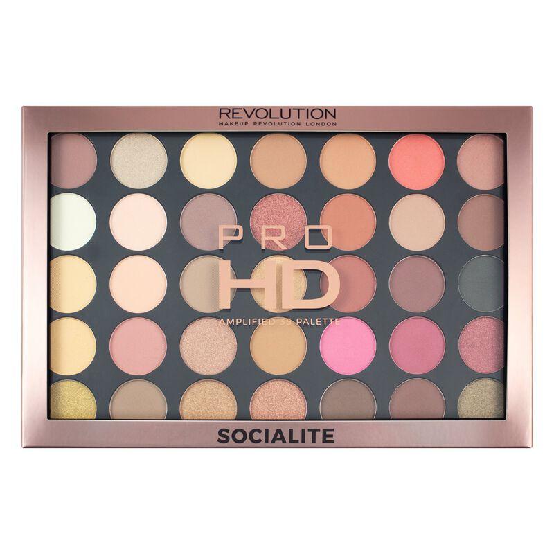 Makeup Revolution Pro HD Amplified 35 Palette Socialite - HOK Makeup