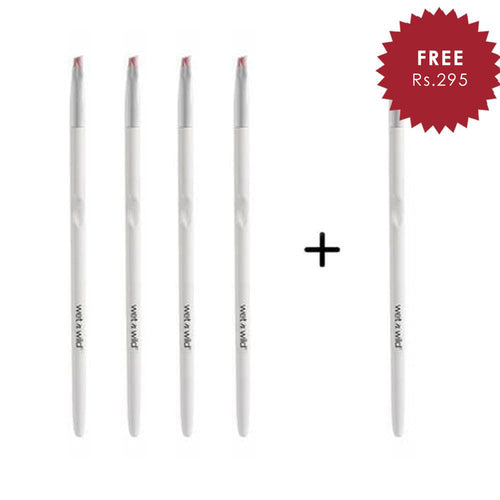 Wet N Wild Angled Liner Brush 4pc Set + 1 Full Size Product Worth 25% Value Free