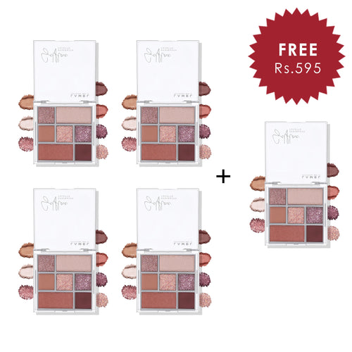 Lamel Selflove Eyeshadow Palette №401 4pc Set + 1 Full Size Product Worth 25% Value Free