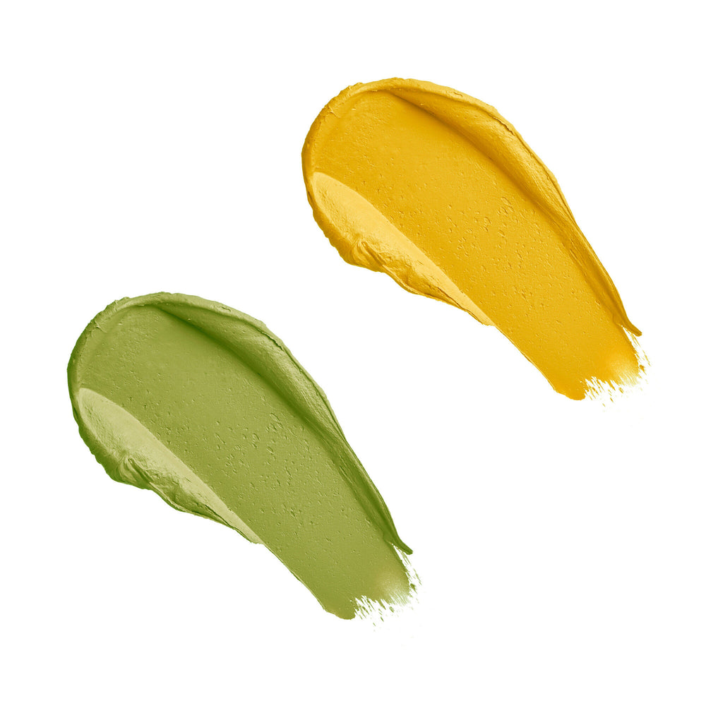 Makeup Revolution Correct & Transform Yellow & Green 4pc Set + 1 Full Size Product Worth 25% Value Free